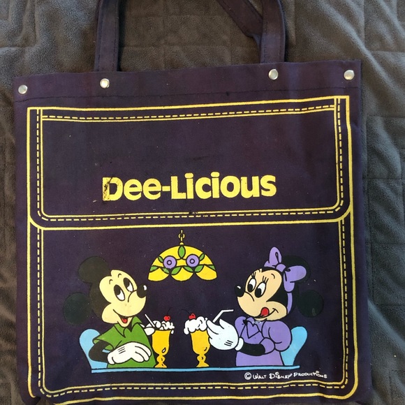 VINTAGE “DEE-LICIOUS” TOTE BAG